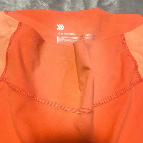 Salmon colored XL leggings. - Picture 3 of 6